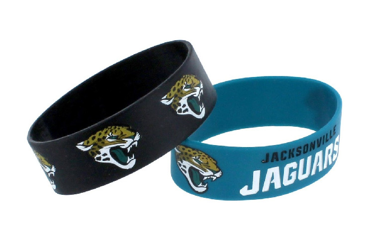 Jacksonville Jaguars Bracelets 2 Pack Wide