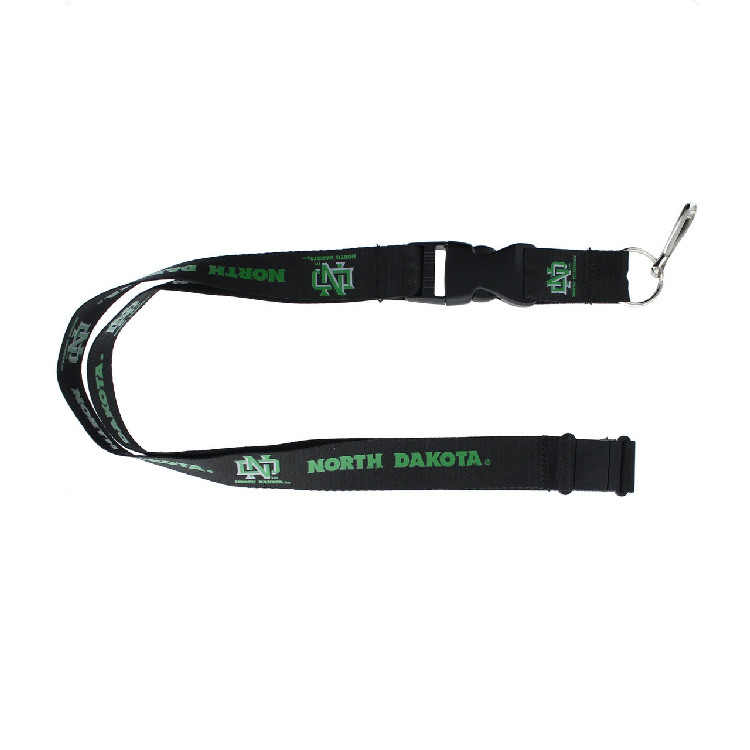 North Dakota Fighting Hawks Lanyard - Black