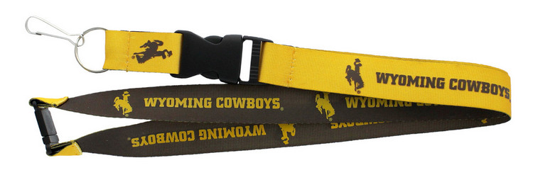 Wyoming Cowboys Lanyard Reversible