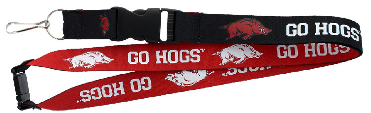 Arkansas Razorbacks Lanyard Reversible