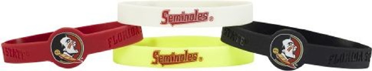 Florida State Seminoles Bracelets 4 Pack Silicone