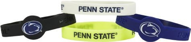 Penn State Nittany Lions Bracelets - 4 Pack Silicone