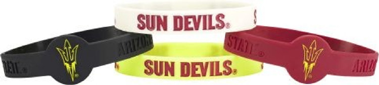 Arizona State Sun Devils Bracelets - 4 Pack Silicone