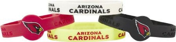 Arizona Cardinals Bracelets - 4 Pack Silicone