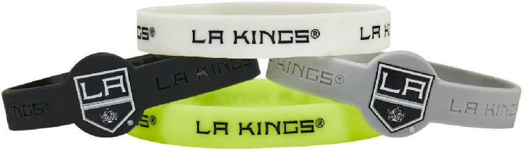 Los Angeles Kings Bracelets - 4 Pack Silicone