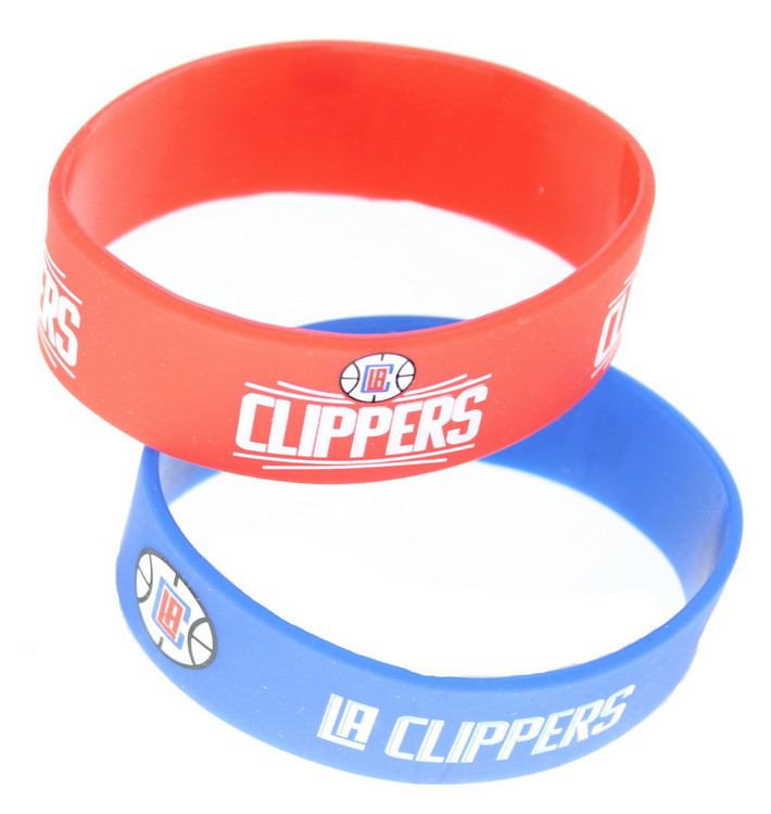 Los Angeles Clippers Bracelets - 2 Pack Wide