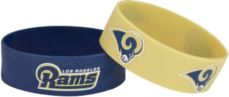 Los Angeles Rams Bracelets 2 Pack Wide