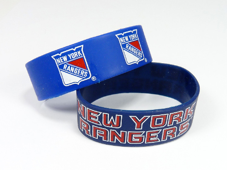 New York Rangers Bracelets - 2 Pack Wide