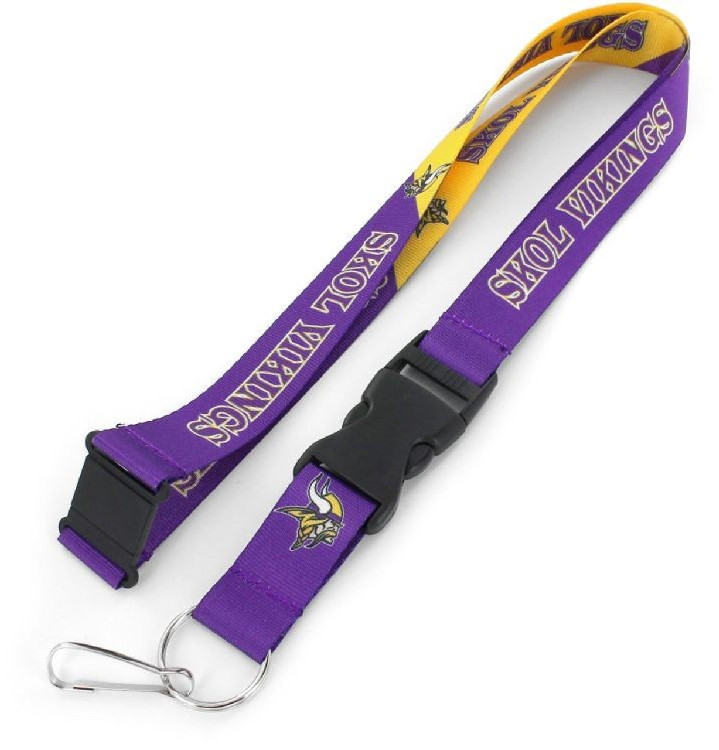 Minnesota Vikings Lanyard Breakaway Style Slogan Design