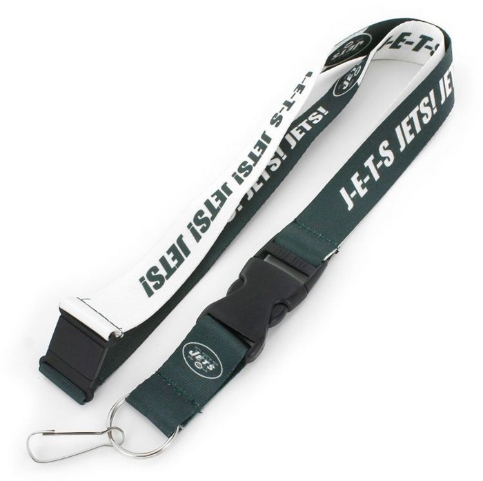 Aminco New York Jets Lanyard Breakaway Style Slogan Design -