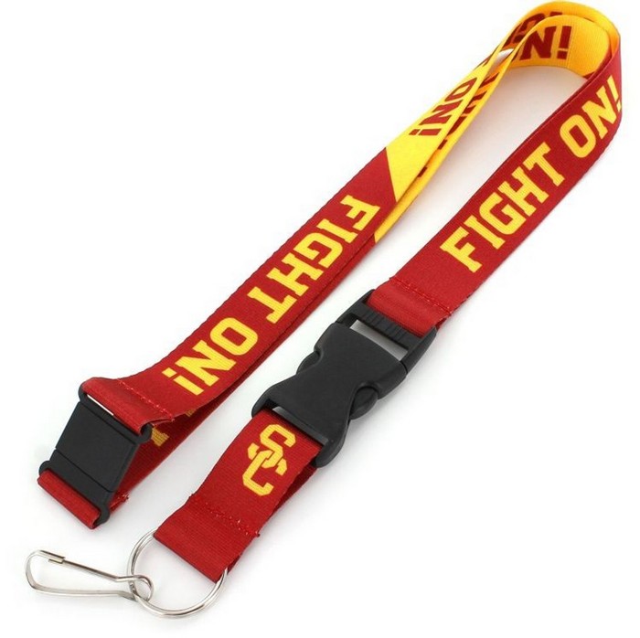 Aminco USC Trojans Lanyard Breakaway Style Slogan Design -