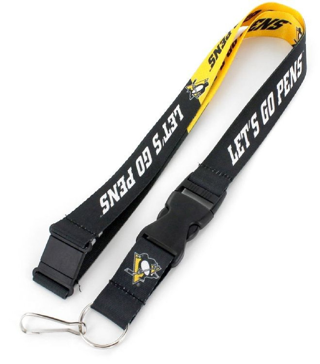 Pittsburgh Penguins Lanyard Breakaway Style Slogan Design