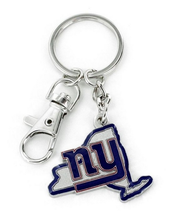 New York Giants Keychain State Design -