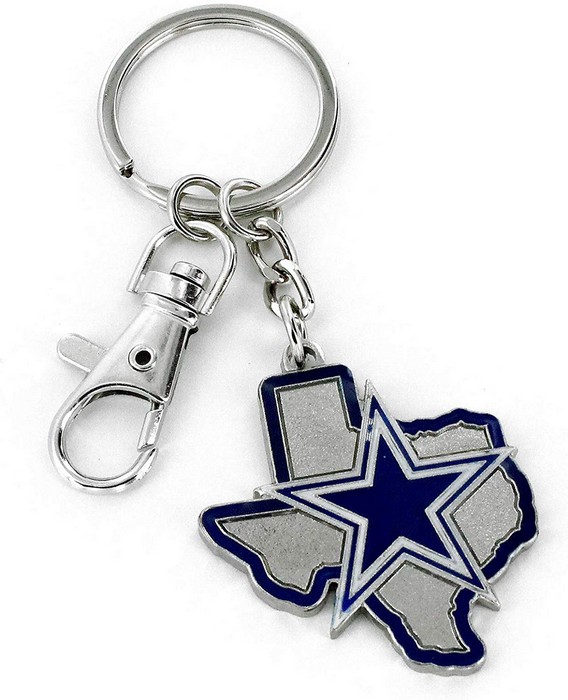 Dallas Cowboys Keychain State Design -