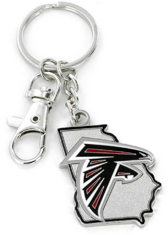 Atlanta Falcons Keychain State Design