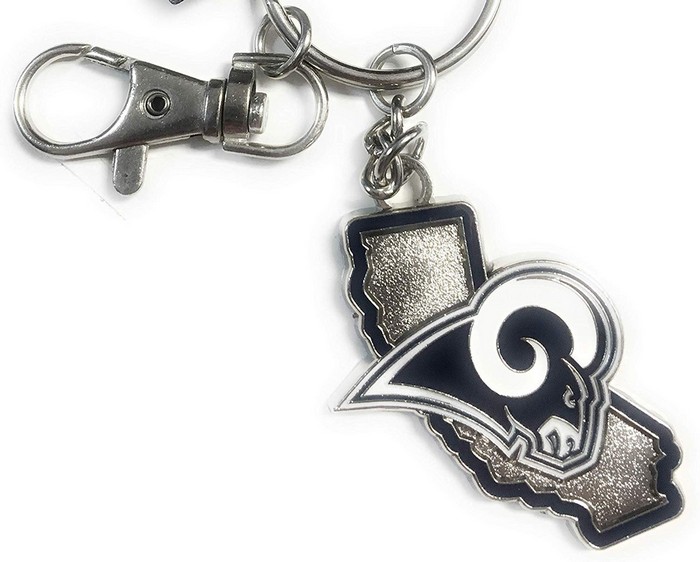 Los Angeles Rams Keychain State Design -