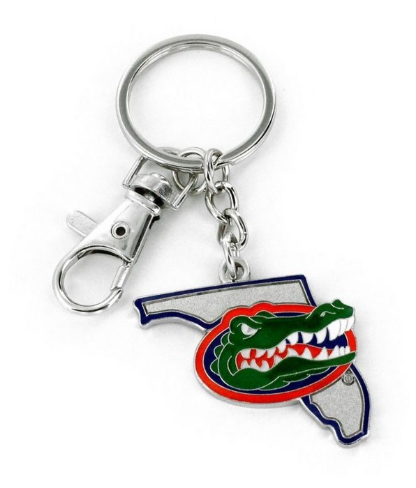 Florida Gators Keychain State Design -