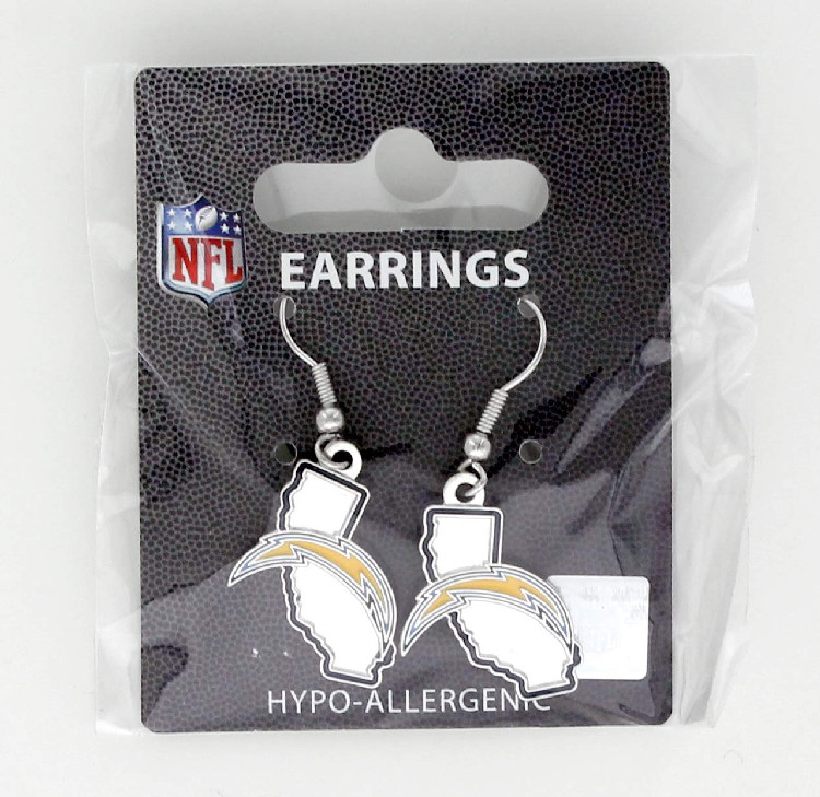 Los Angeles Chargers Earrings State Design