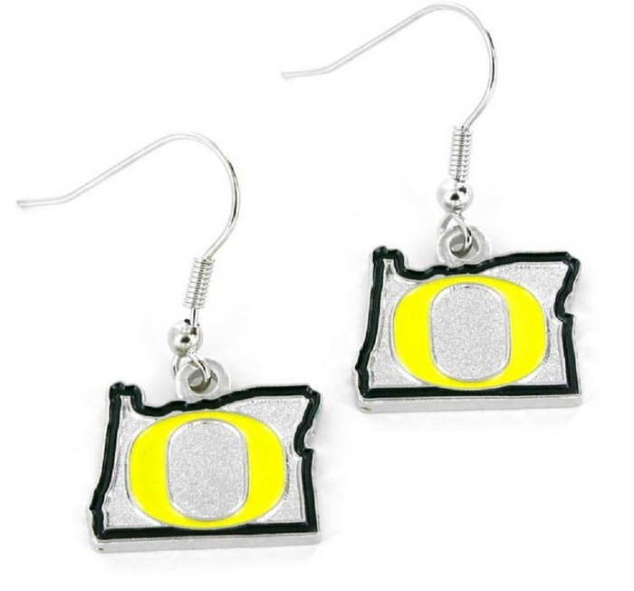 Aminco Oregon State Beavers Earrings State Design -