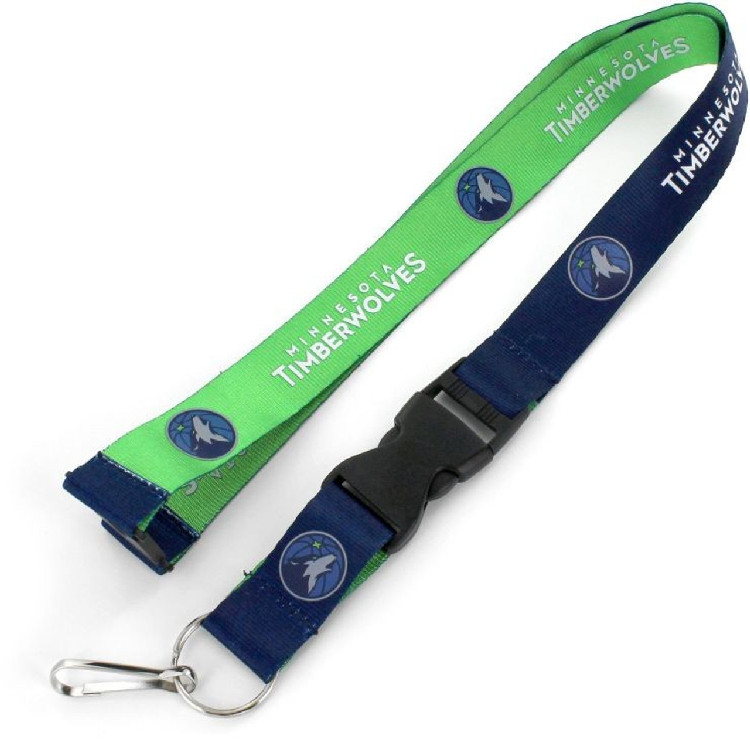 Minnesota Timberwolves Lanyard Reversible Navy and Green