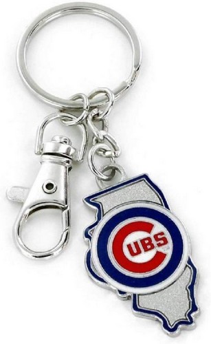 Aminco Chicago Cubs Keychain State Design