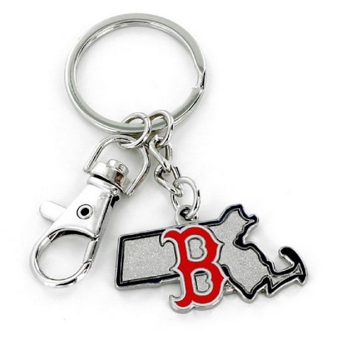 Aminco Boston Red Sox Keychain State Design