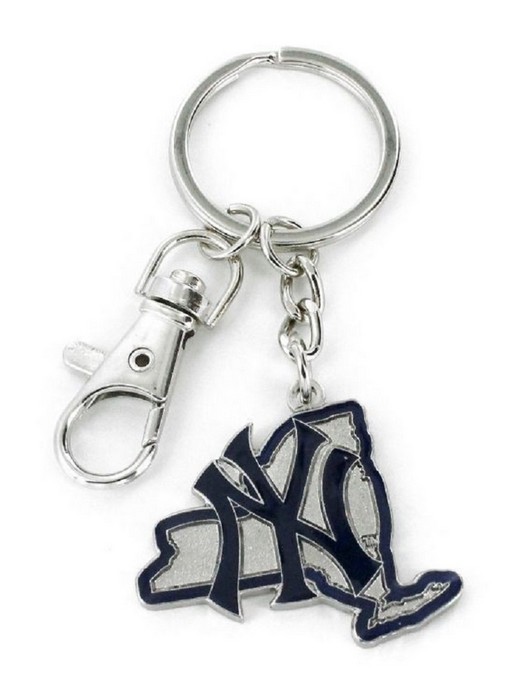 New York Yankees Keychain State Design