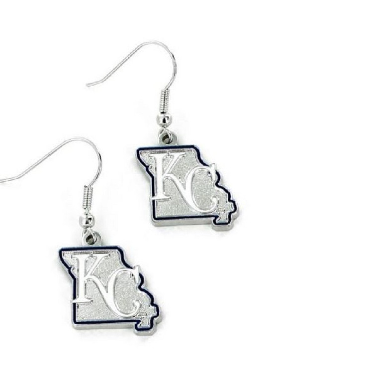 Kansas City Royals Earrings State Design