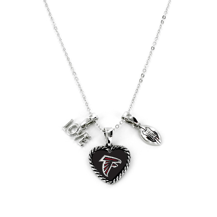 Atlanta Falcons Necklace Charmed Sport Love Football