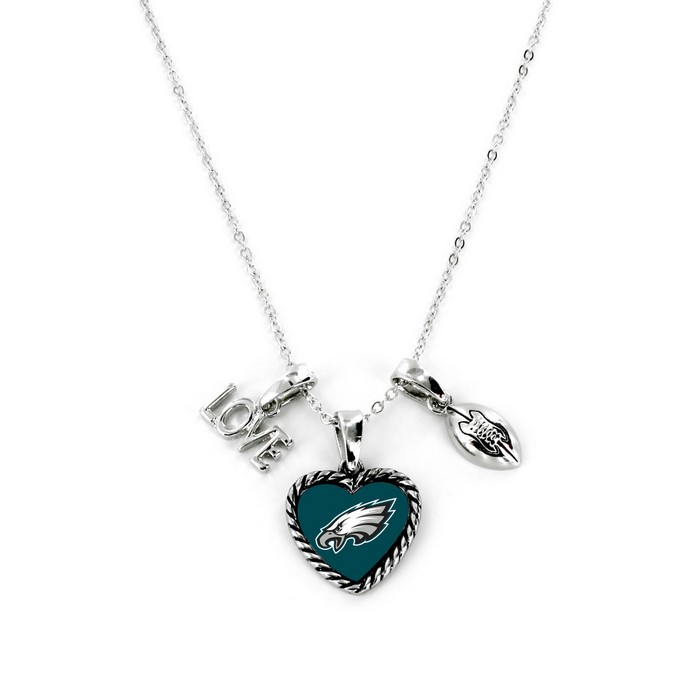 Philadelphia Eagles Necklace Charmed Sport Love Football