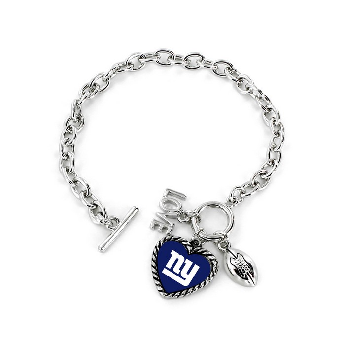 New York Giants Bracelet Charmed Sport Love Football