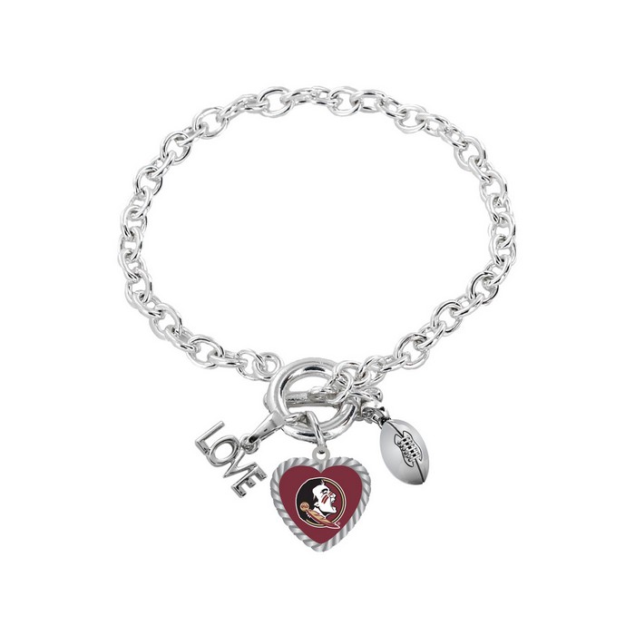 Florida State Seminoles Bracelet Charmed Sport Love Football