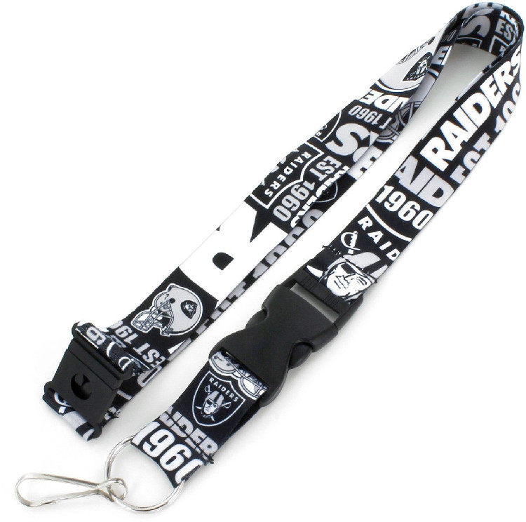 Las Vegas Raiders Lanyard Breakaway Style Dynamic Design