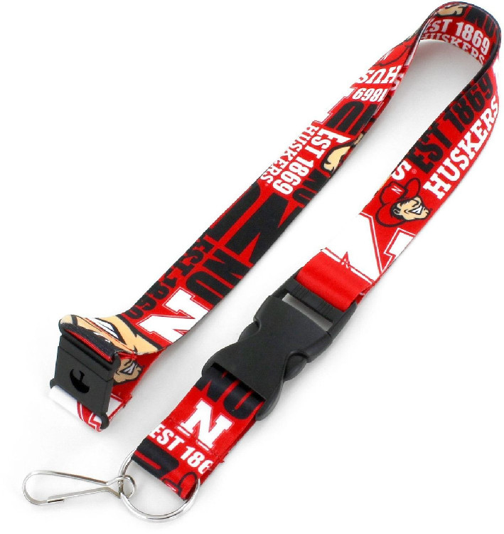 Nebraska Cornhuskers Lanyard Breakaway Style Dynamic Design