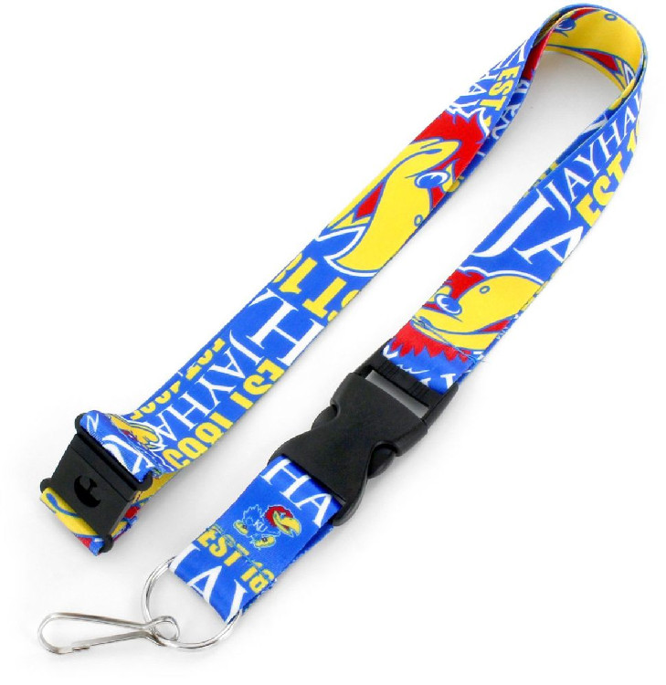 Kansas Jayhawks Lanyard Breakaway Style Dynamic Design