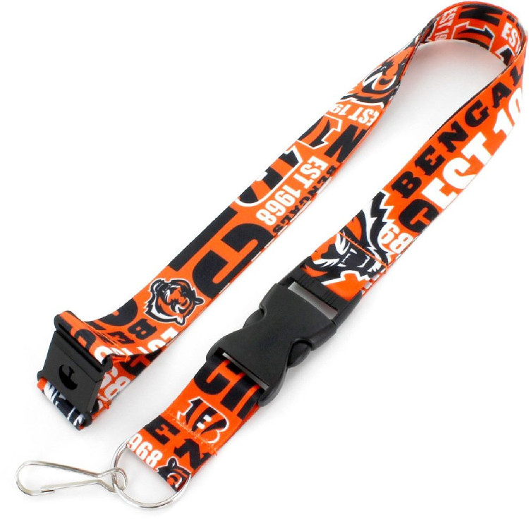 Cincinnati Bengals Lanyard Breakaway Style Dynamic Design