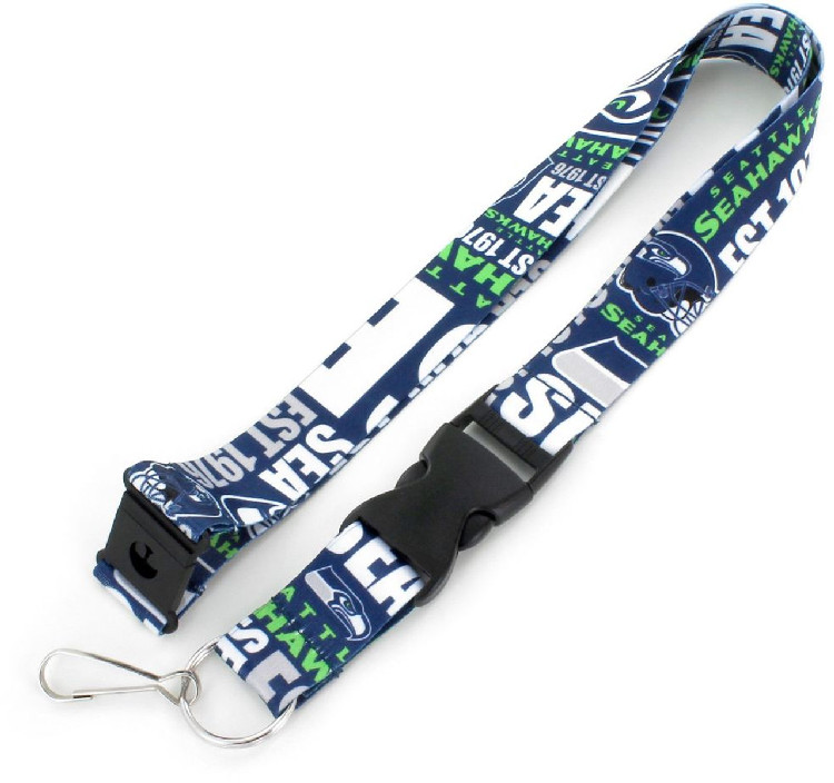 Seattle Seahawks Lanyard Breakaway Style Dynamic Design