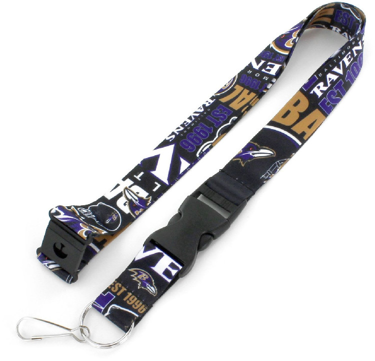 Baltimore Ravens Lanyard Breakaway Style Dynamic Design