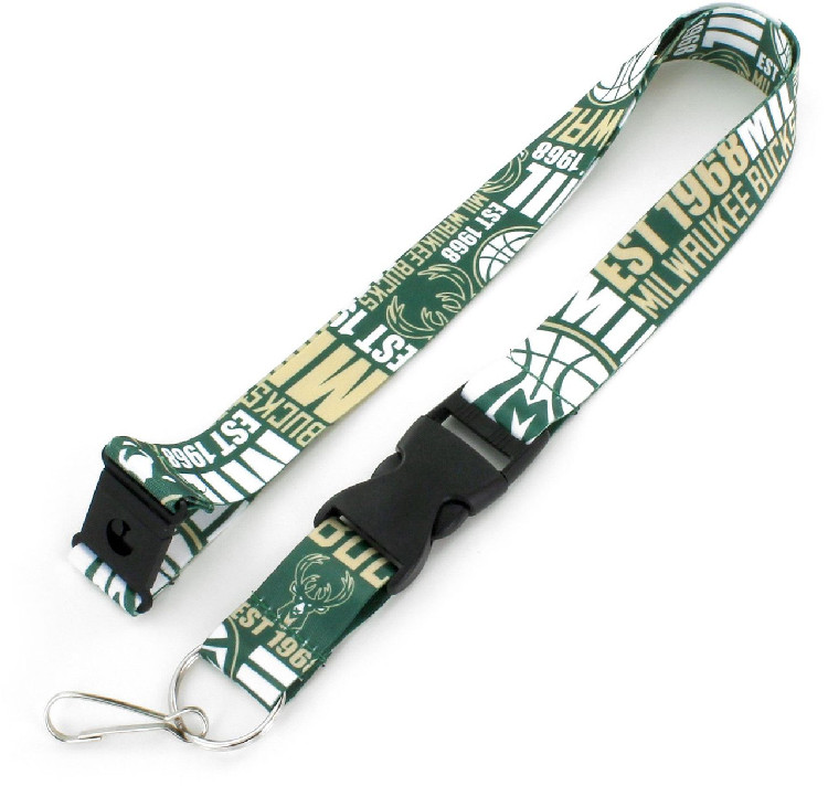 Milwaukee Bucks Lanyard Breakaway Style Dynamic Design