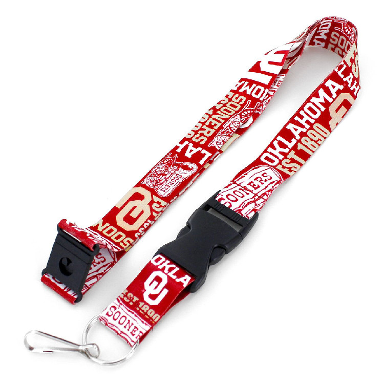 Oklahoma Sooners Lanyard Breakaway Style Dynamic Design