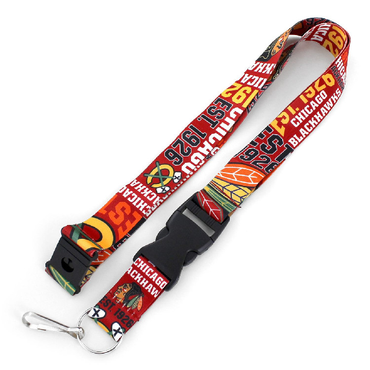 Chicago Blackhawks Lanyard Breakaway Style Dynamic Design