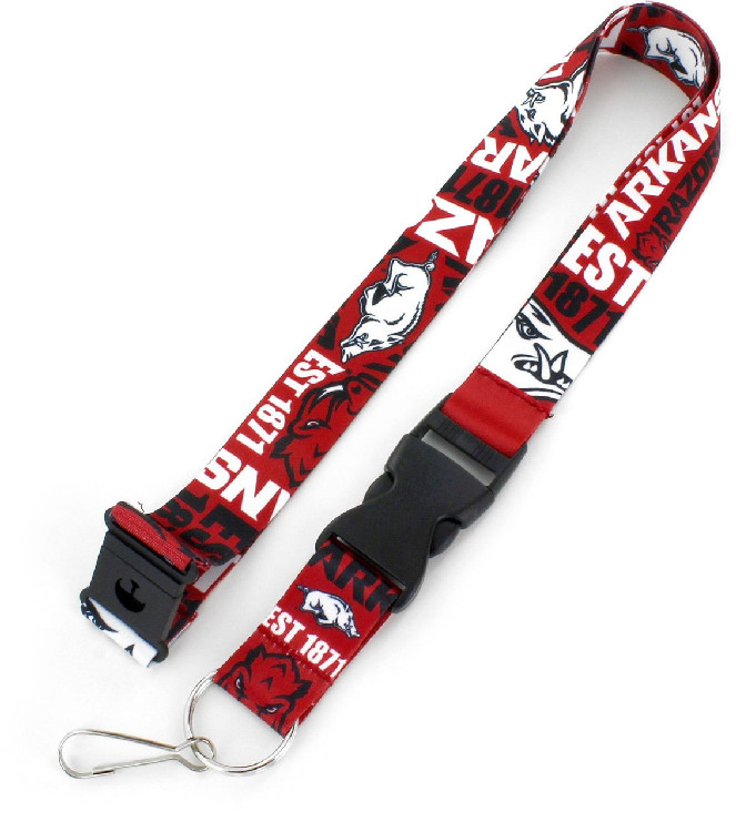 Arkansas Razorbacks Lanyard Breakaway Style Dynamic Design