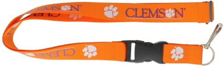 Clemson Tigers Lanyard Orange