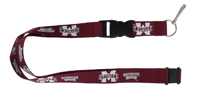 Mississippi State Bulldogs Lanyard Maroon