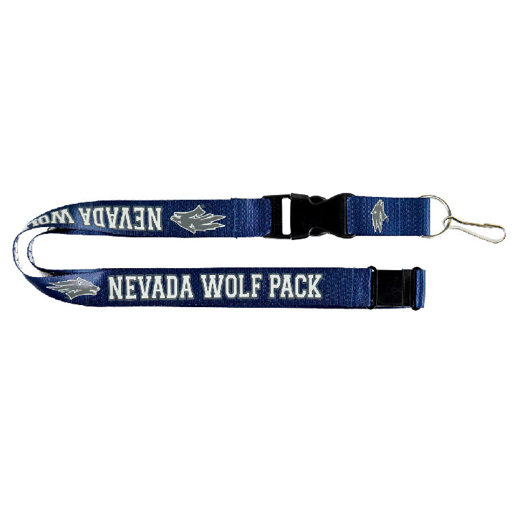 Nevada Wolfpack Lanyard Navy