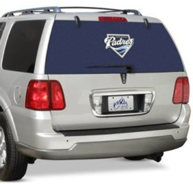 San Diego Padres Window Film Rear Alternate