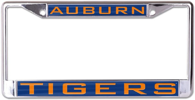 Auburn Tigers License Plate Frame - Inlaid -