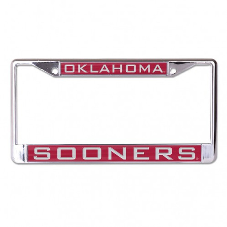 Oklahoma Sooners License Plate Frame - Inlaid