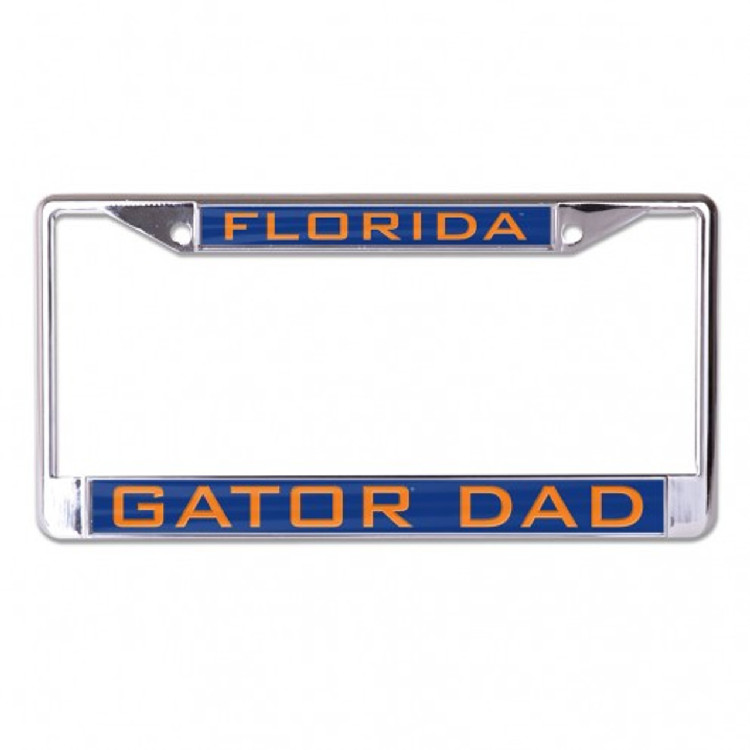 Florida Gators License Plate Frame Inlaid Style Dad Design