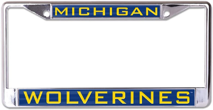 Michigan Wolverines License Plate Frame - Inlaid